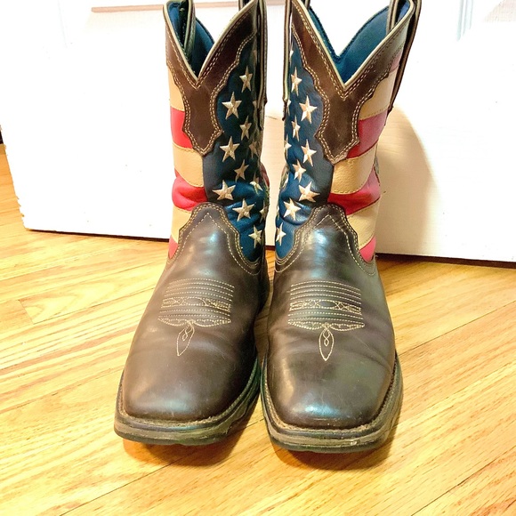 American Flag Lady Rebel Cowboy Boots size 8 - Picture 10 of 10